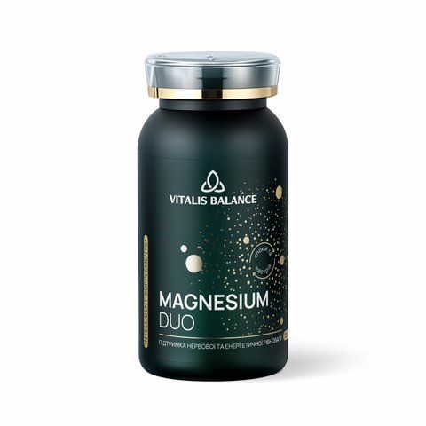 MAGNESIUM DUO Магній бісгліцинат з екстрактом шафрану vtblns-md-120 фото