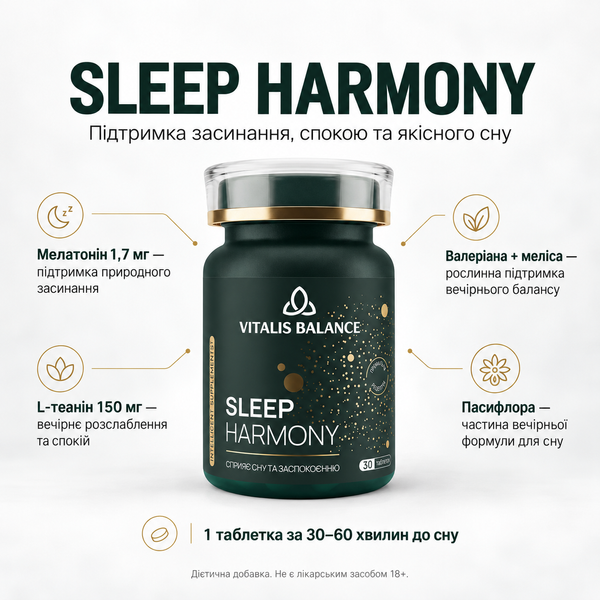 SLEEP HARMONY, 30 таб vtblns-sh-30 фото